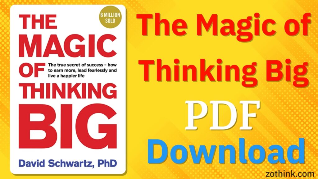 The Magic Magic of Thinking Big PDF Download | The Magic of Thinking Big English PDF